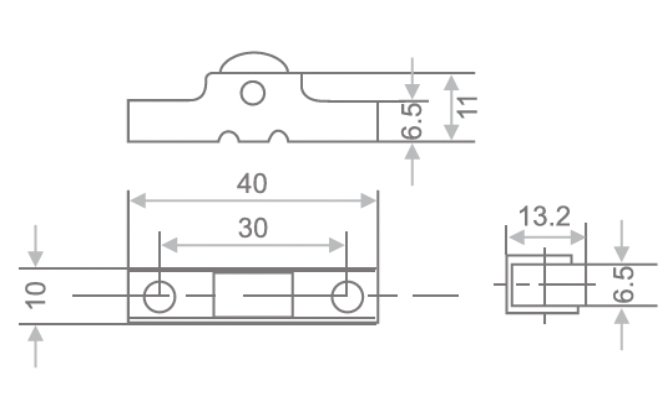 SINGLE ROLLER Technical Drawing